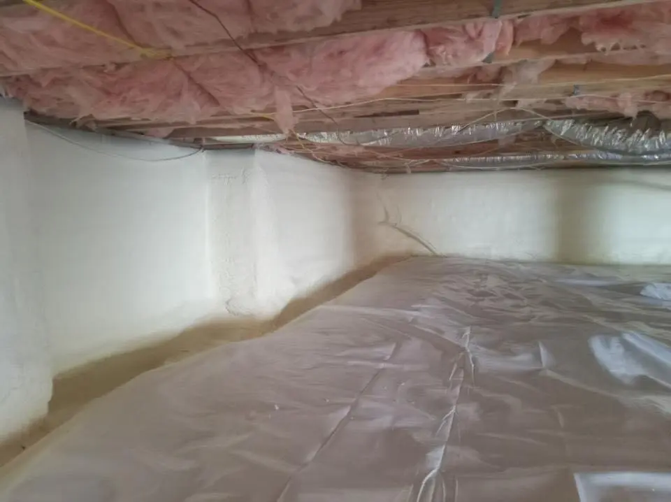 Crawl space encapsulation with closed-cell spray foam for Spray Foam Roofing in Wailuku